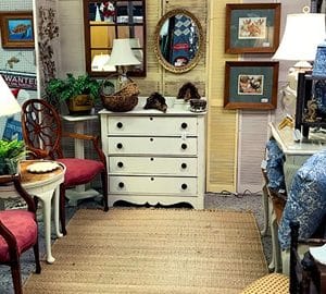 Antique Shops in Savannah. Furniture in a room