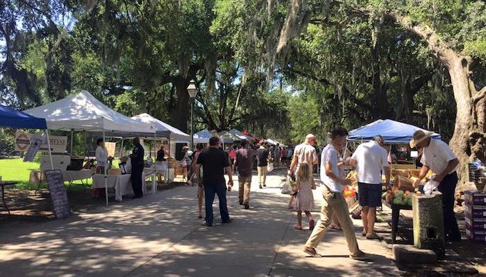 Forsyth Farmers’ Market in Savannah