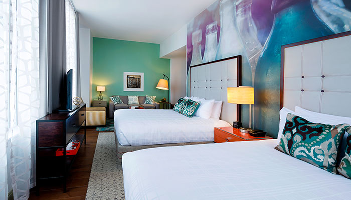 Hotel Indigo Savannah Historic District Double Guest Room Suite