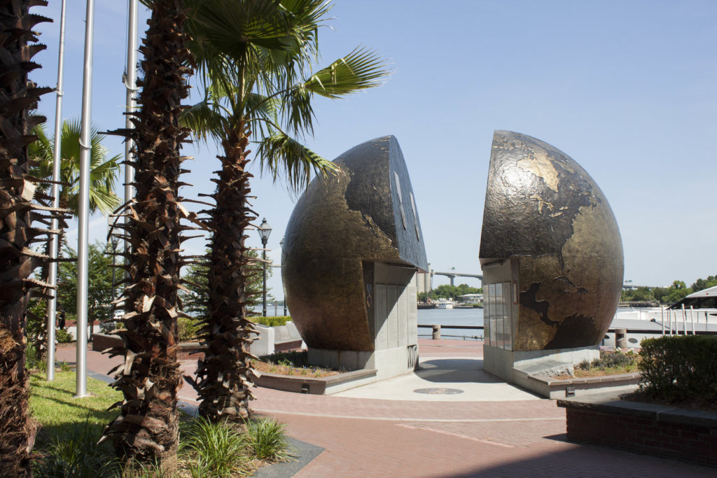 Savannah's Historic Monuments on River Street