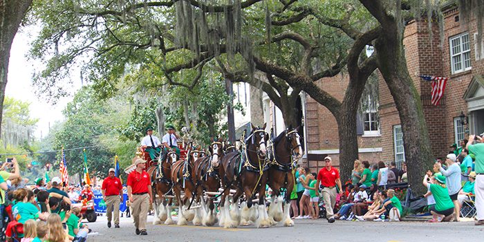 St Patricks Day Parade in Savannah