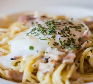 New Restaurants in Savannah's Historic District. a plate of pasta