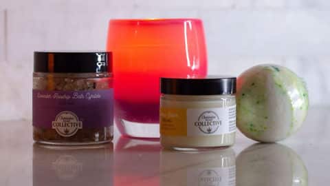 Charleston Hemp Collective jars of products
