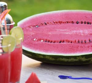 Juicy Summer Delights – Watermelon on table